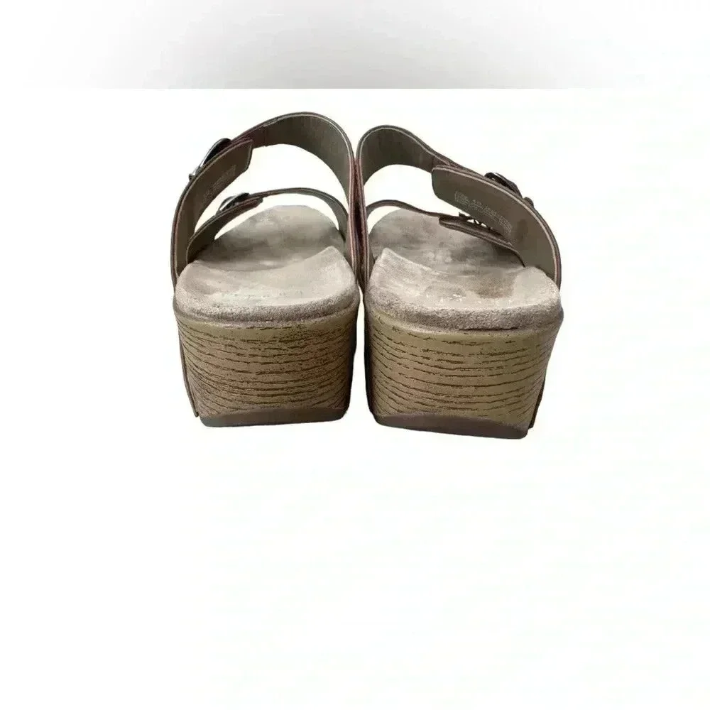DANSKO Leeann Tan Burnished Calf Sandals